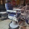 Antique koken barber chair black & white - Image 3