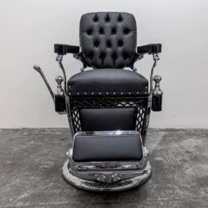 Antique vintage barber chair black