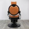 Antique vintage barber chair brown - Image 3