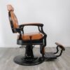 Antique vintage barber chair brown - Image 6