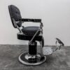 Antique vintage barber chair black - Image 5