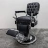 Antique vintage barber chair black - Image 2