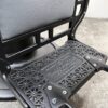 Custom Matte Black & Gray Theo Koch's Barber Chair - Image 3