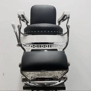 Fully Restored Round Seat Koken Barber Chair