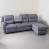 OPERA sofa with ottoman, built-in recliners and a lowering back - Image 3