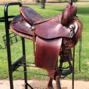 Oxblood Leather Saddle